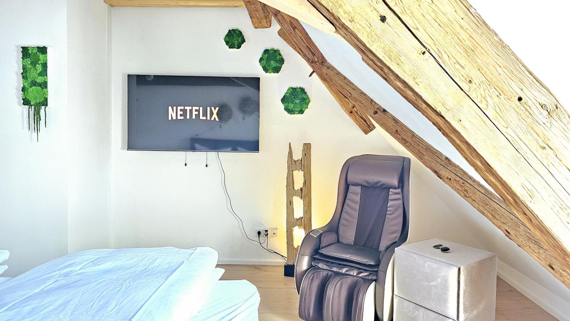Apartamento Wood World Luxury - Massage - Bergblick - Tranpolin- Parken Markdorf Exterior foto