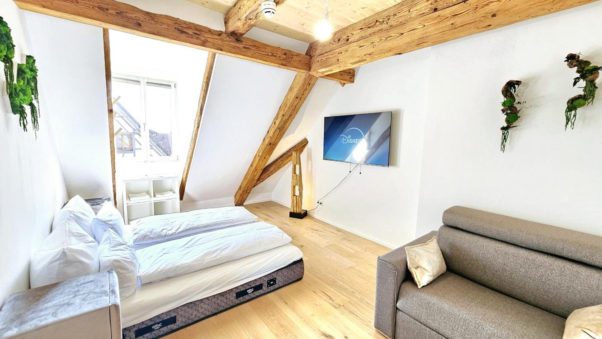 Apartamento Wood World Luxury - Massage - Bergblick - Tranpolin- Parken Markdorf Exterior foto