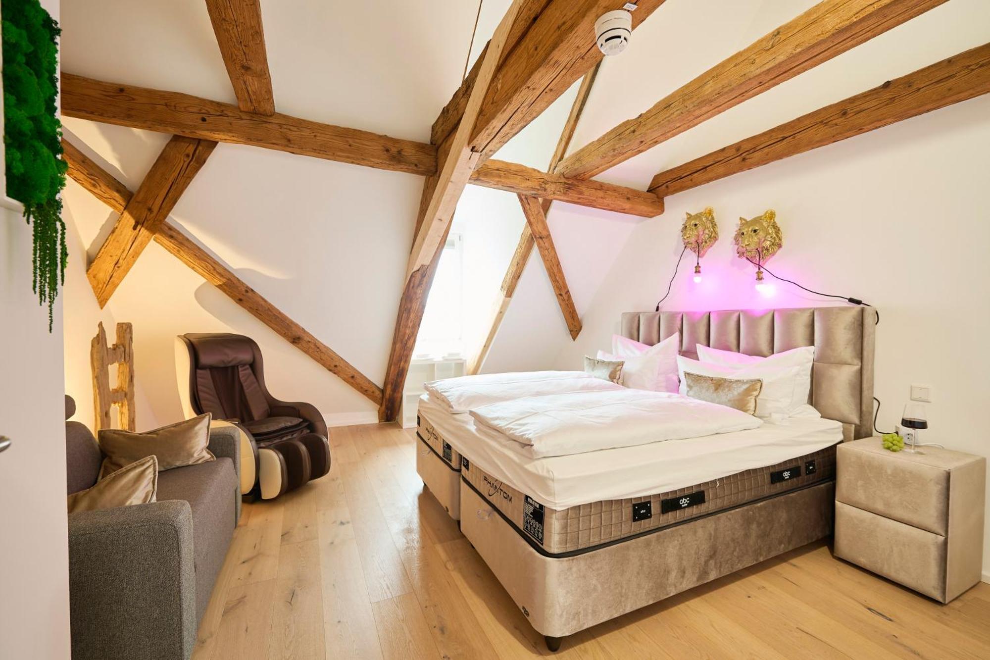 Apartamento Wood World Luxury - Massage - Bergblick - Tranpolin- Parken Markdorf Exterior foto